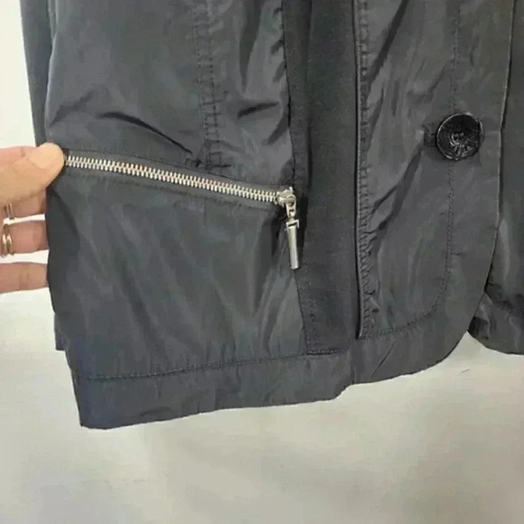 Chico's Nylon Poly Button Front Women's Light Jacket XL/3 - Picture 4 of 9